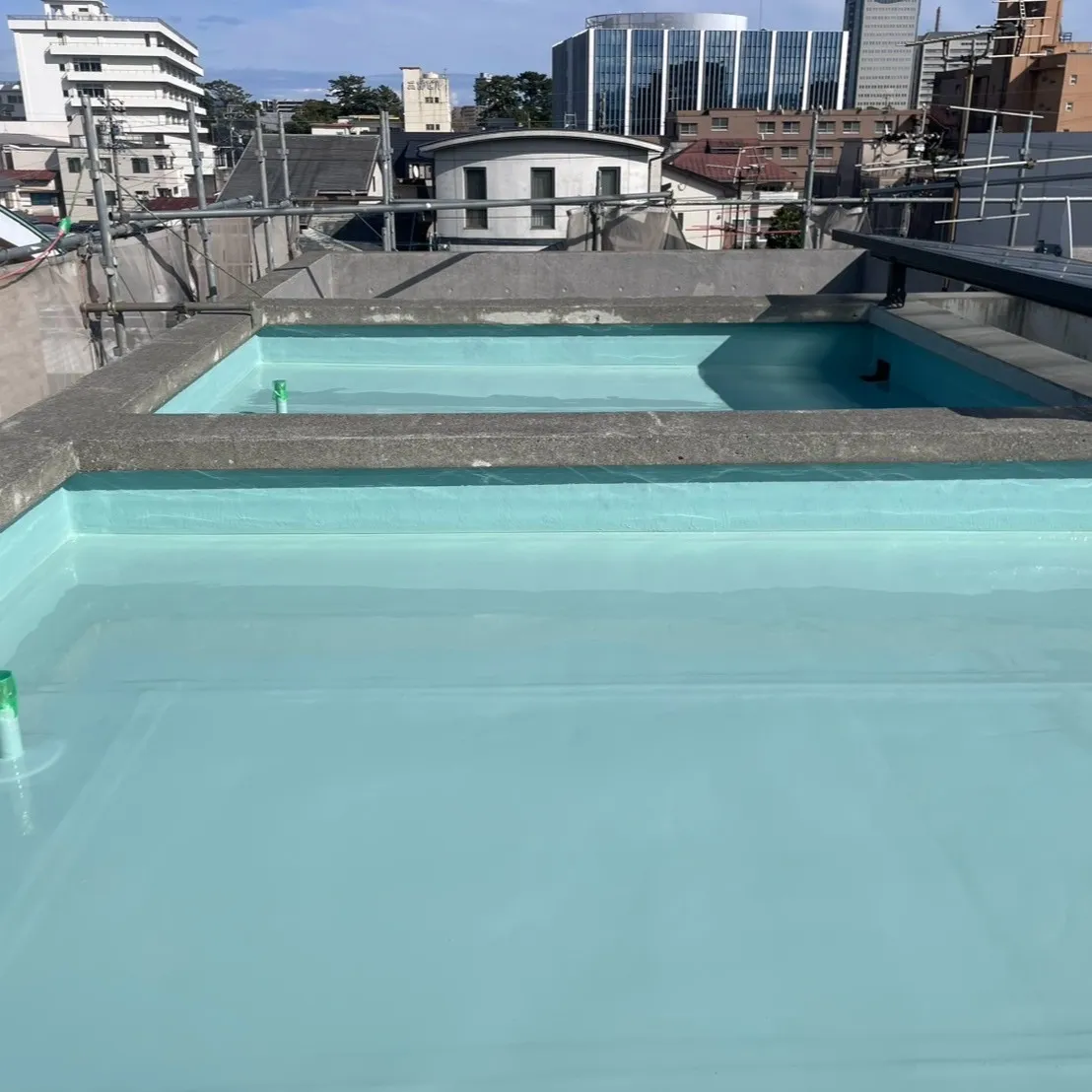 静岡市のお客様からご依頼を受け、屋上の防水工事を行いました。