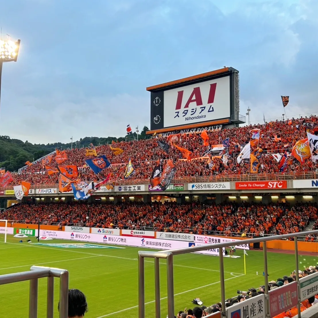 7月20日にIAIスタジアム日本平で行われた、清水エスパルス...