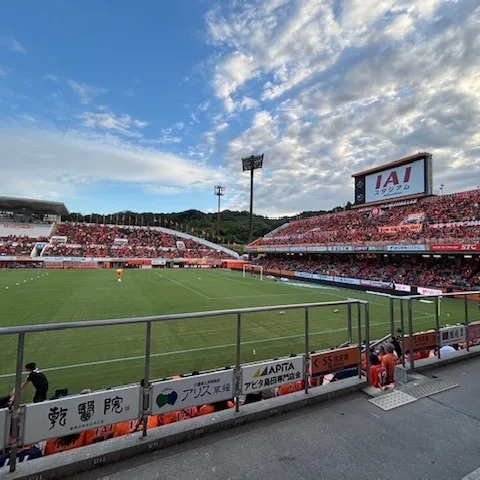 9月23日にIAIスタジアム日本平で行われた、清水エスパルス...