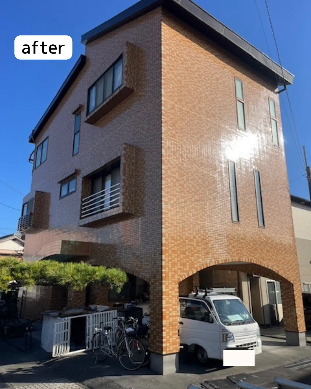 クリアー塗装で艶感が増しツヤツヤになりました✨