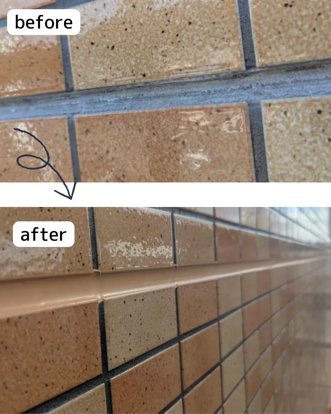 クリアー塗装で艶感が増しツヤツヤになりました✨