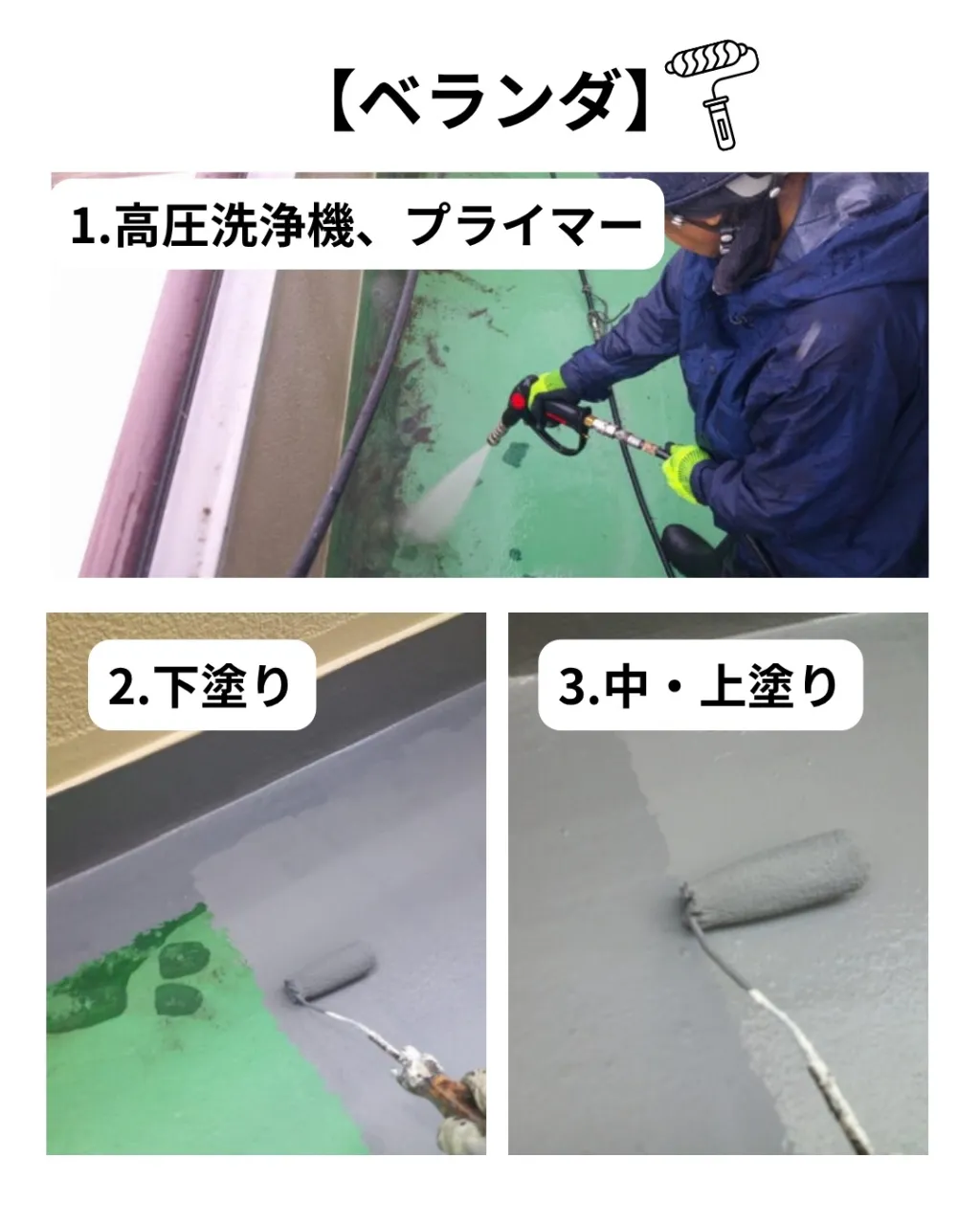 きれいなクリーム色お家に変身🏠✨